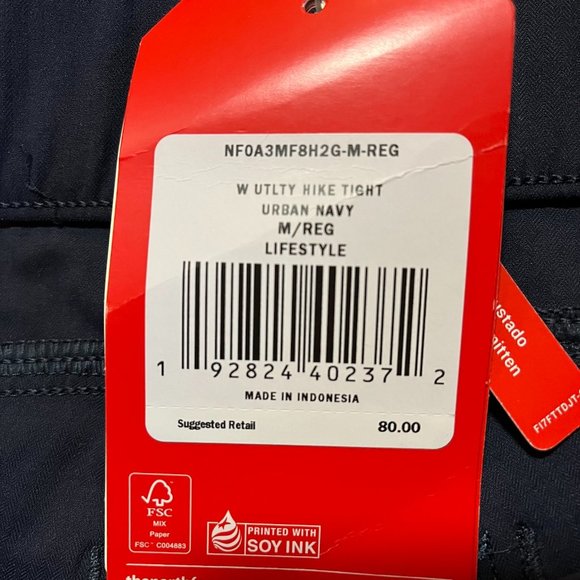 NEW - THE NORTH FACE Utility Hybrid Hiker Tight - Women's Medium - Navy - NWT - Picture 9 of 9